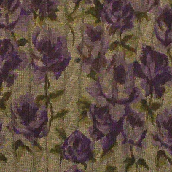 Vintage 80s Ungaro Italian Knit Button Front Cardigan Beautiful Floral Roses (2) - Picture 7 of 16